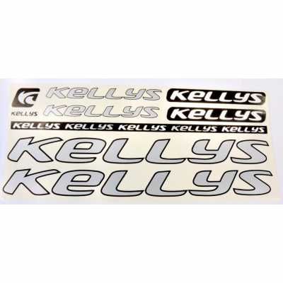 Наклейка Kellys на раму велосипеде.